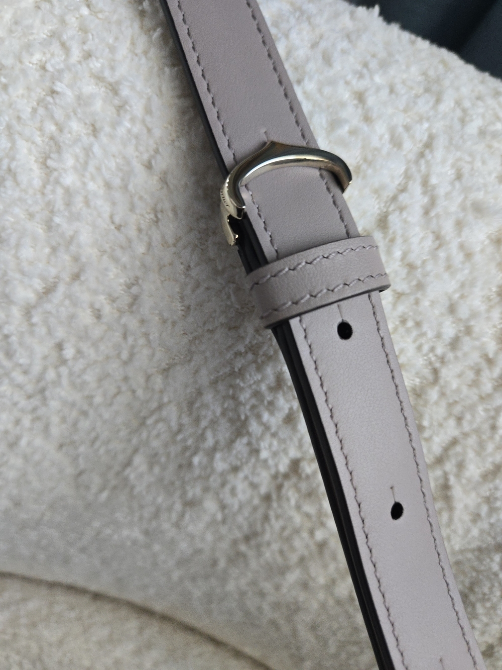 Cartier Must de Cartier C Crossbody Bag Beige Gray w/ Dust Bag & Card EUC - Picture 6 of 17